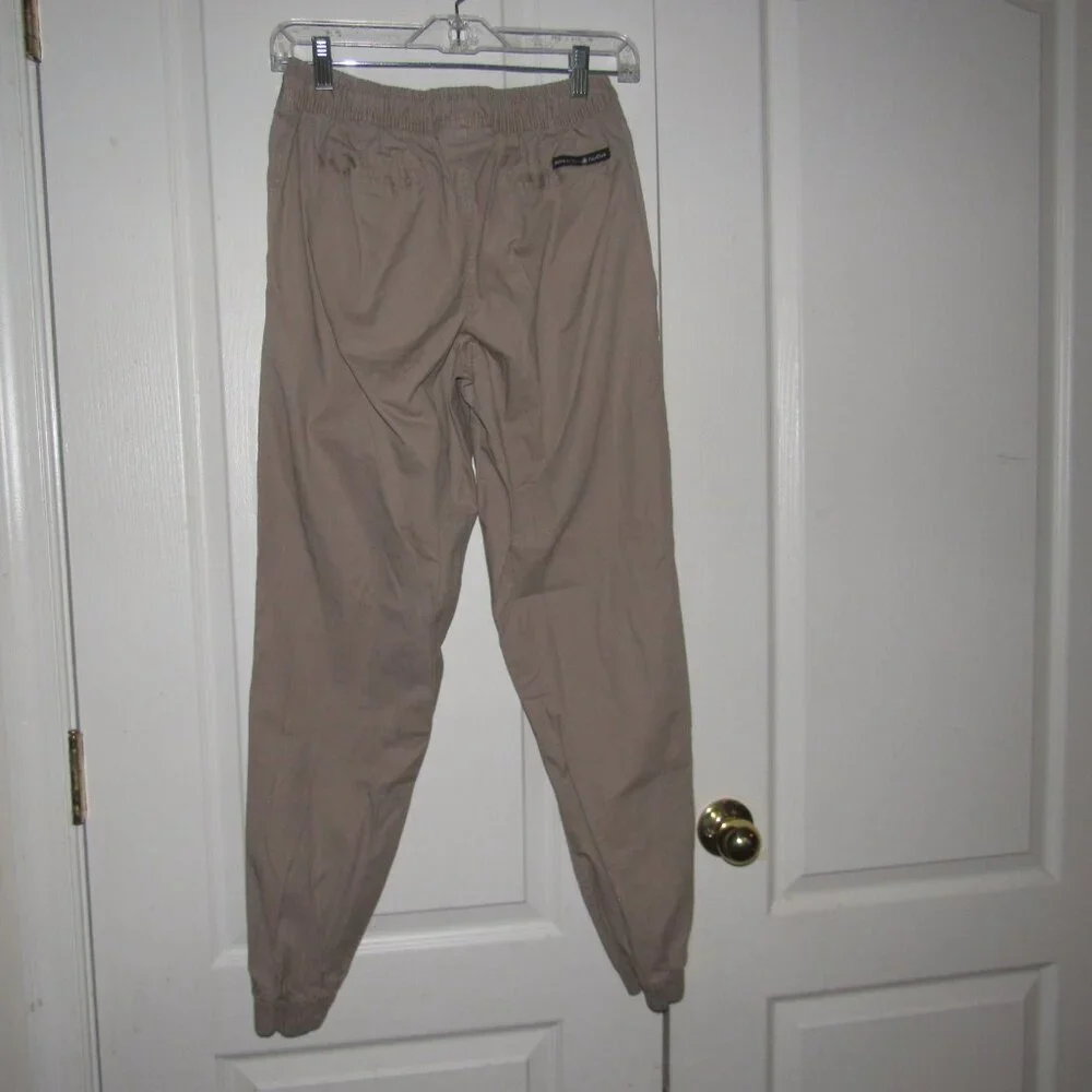 Beverly Hills Polo Club Men’s Jogger Pants | Small | Khaki Tan 100% Cotton